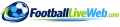 FootballLiveWeb logo with dynamic swoosh